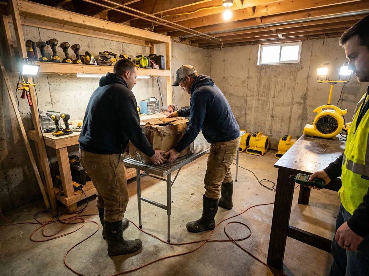 Structural drying at a St. Charles, Minnesota property